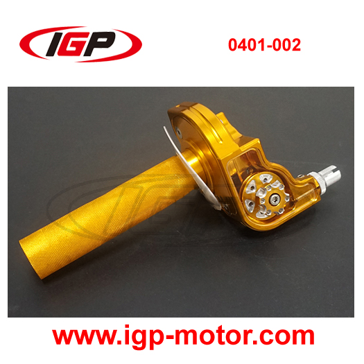 CNC Aluminum Motorcycle Dirt Pit Bike Adjustable Settle Twist Throttle Grip 0401-002 Chinese Supplier