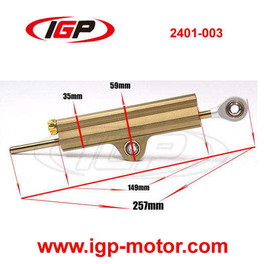 Kawasaki Yamaha Honda Street Bike Universal Motorcycle Steering Damper Steering Stabilizer 2401-003 Chinese Supplier